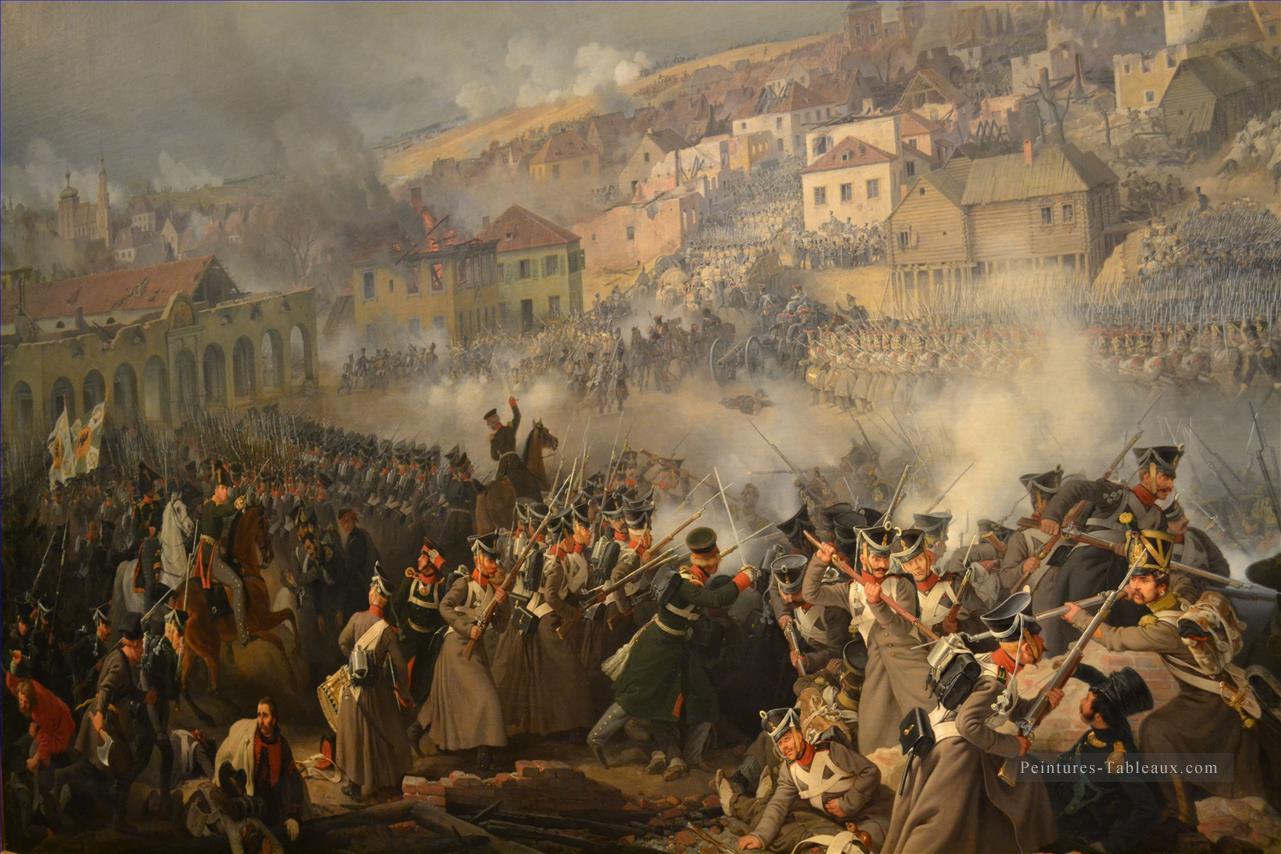 Bataille de Smolensk Napoléon invasion de la Russie Peter von Hess guerre historique Peintures à l'huile